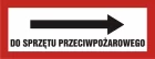 Do sprzętu przeciwpożarowego - znak przeciwpożarowy ppoż - BC122P