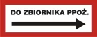 Do zbiornika ppoż. - znak przeciwpożarowy ppoż - BC116P
