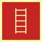 Drabina pożarowa - znak przeciwpożarowy ppoż - BA010