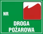 Droga pożarowa nr - znak, lasy - OB037