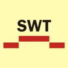 Drzwi przeciwpożarowe półwodoszczelne przesuwne - kategoria A - znak morski - FI018