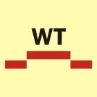 Drzwi przeciwpożarowe wodoszczelne przesuwne - kategoria A - znak morski - FI017