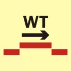 Drzwi przeciwpożarowe wodoszczelne przesuwne samozamykające się - kategoria A - znak morski - FI023