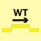 Drzwi przeciwpożarowe wodoszczelne przesuwne samozamykające się - kategoria B - znak morski - FI026