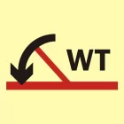 Drzwi przeciwpożarowe wodoszczelne samozamykające się - kategoria A - znak morski - FI011