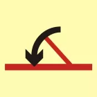 Drzwi przeciwpożarowe zawiasowe samozamykające się - kategoria A - znak morski - FI010