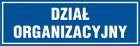 Dział organizacyjny - znak informacyjny - PB044