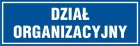 Dział organizacyjny - znak informacyjny - PB044