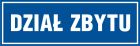 Dział zbytu - znak informacyjny - PB167