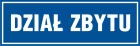 Dział zbytu - znak informacyjny - PB167