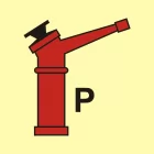 Działko proszkowe - znak morski - FA048