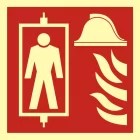 Dźwig dla straży pożarnej - znak przeciwpożarowy ppoż - BB022