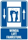 Dźwig osobowy - znak informacyjny - RB003