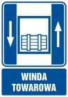 Dźwig towarowy - znak informacyjny - RB006