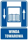 Dźwig towarowy - znak informacyjny - RB006