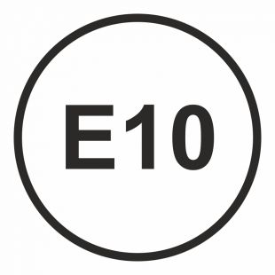 E10 - Benzyna- maksymalna zawartość etanolu w paliwie 10% - znak stacje benzynowe - SB023
