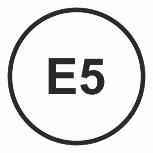 E5 - Benzyna- maksymalna zawartość etanolu w paliwie 5% - znak stacje benzynowe - SB022
