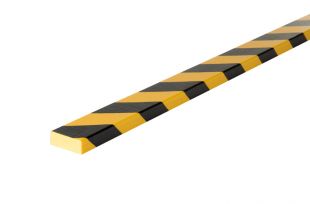 Elastyczny profil ochronny czarno - żółty typu D