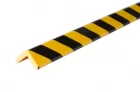 Elastyczny profil ochronny czarno - żółty typu H+