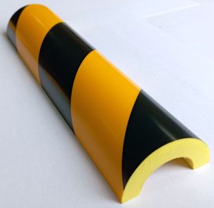 Elastyczny profil ochronny żółto-czarny typ C