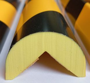 Elastyczny profil ochronny żółto-czarny typ CL