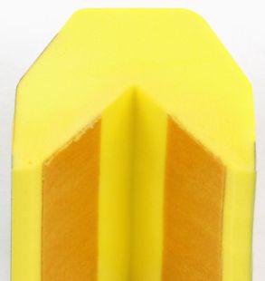 Elastyczny profil ochronny żółto-czarny typ Ud