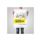 Epidemia - przeciwdziałanie pandemii - plakat - zachowaj bezpieczną odległość