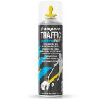Farba drogowa w sprayu Ampere Traffic Extra do betonu, do malowania linii