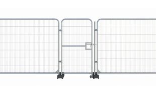 Furtka, bramka tymczasowa ażurowa metalowa