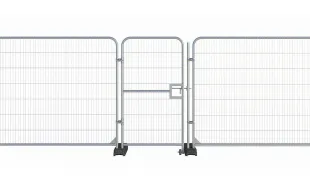 Furtka, bramka tymczasowa ażurowa metalowa