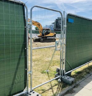 Furtka, bramka tymczasowa ażurowa metalowa