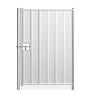 Furtka, bramka tymczasowa pełna metalowa