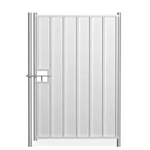 Furtka, bramka tymczasowa pełna metalowa