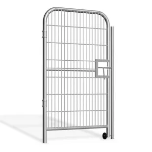 Furtka tymczasowa ażurowa metalowa