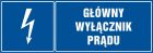 Główny wyłącznik prądu - znak elektryczny