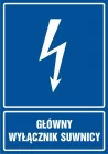 Główny wyłącznik suwnicy - znak elektryczny