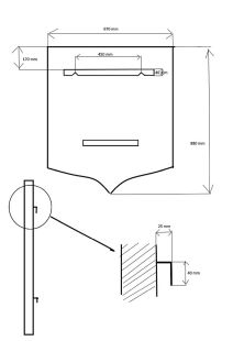 Godło Polski, Państwowe Orzeł tablica tabliczka - gipsowe / cementowe
