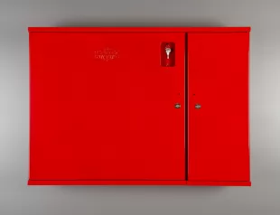 Hydrant wewnętrzny przeciwpożarowy HW DN25/Z 30+G UN light slim, z szafką na gaśnicę