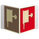 Hydrant wewnętrzny - znak ewakuacyjny, przestrzenny, ścienny 3D