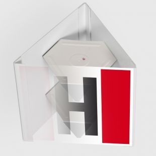 Hydrant zewnętrzny przestrzenny 3D - 25x25 cm - znak ewakuacyjny, przestrzenny 3D