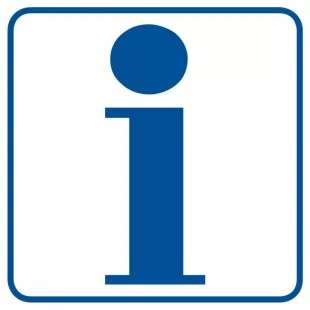 Informacja 1 - znak informacyjny - RA011