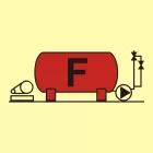 Instalacja pianowa - znak morski - FA012