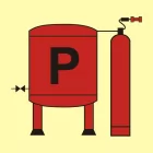 Instalacja proszkowa - znak morski - FA047