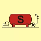 Instalacja tryskaczowa - znak morski - FA040