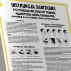 Instrukcja BHP sanitarna przeciwdziałania epidemii chorobą przenoszoną drogą kropelkową - IAX13