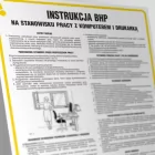 Instrukcja postępowania na stanowisku pracy z komputerem i drukarką - IAR01