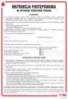 Instrukcja postępowania w przypadku powstania pożaru - instrukcja ppoż - DB003