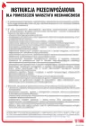 Instrukcja przeciwpożarowa dla pomieszczeń warsztatu mechanicznego - instrukcja ppoż - DB012