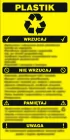 Instrukcja segregacji odpadów - plastik - segregacja śmieci - PA087