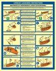 Instrukcja wodowania łodzi ratunkowej - znak morski - FD002